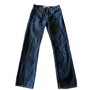 Levi's 505 Regular Straight Leg 14 Slim 26x26 Medium Wash Blue Denim Cotton